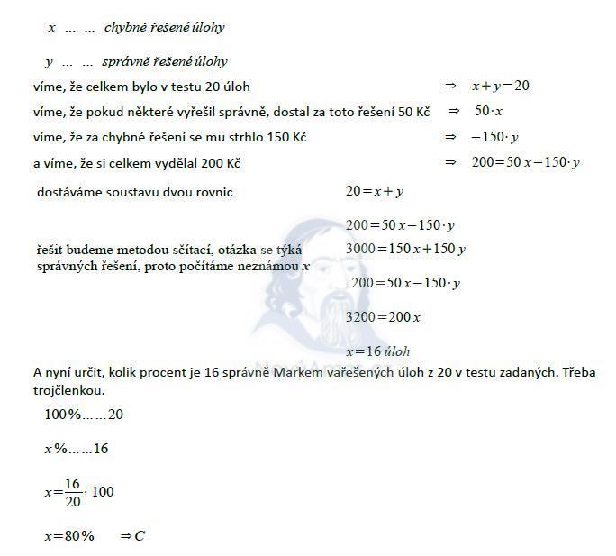 Didaktický test z matematiky pozdim 2014 - řešení úlohy 18 matematika-test-2014-podzim-reseni-priklad-18