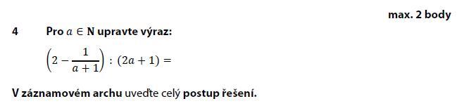 Didaktický test z matematiky - podzim 2014 - zadání úlohy 4 matematika-test-2014-podzim-zadani-priklad-4