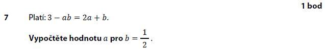 Didaktický test z matematiky - podzim 2014 - zadání úlohy 7 matematika-test-2014-podzim-zadani-priklad-7