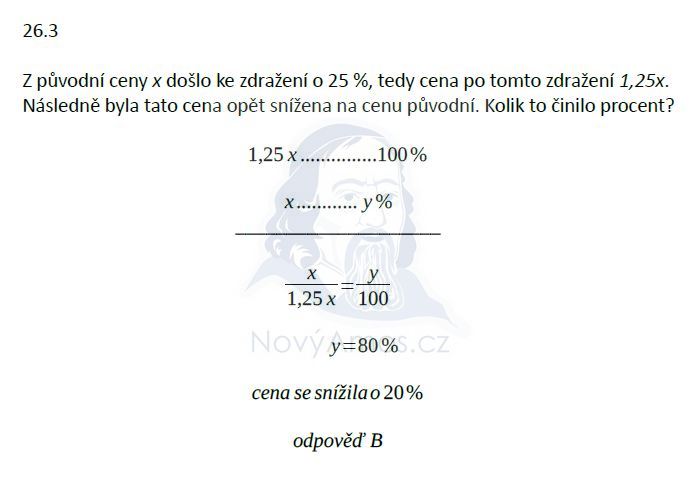 Didaktický test z matematiky - podzim 2017 - řešení úlohy 26.3